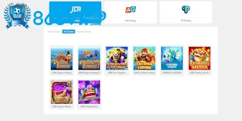 Nhiều trò chơi thú vị tại bắn cá 868Vip JDB Nhiều trò chơi thú vị tại bắn cá 868Vip JDB